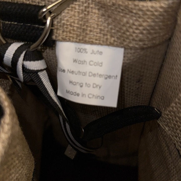 Reduced! Canvas monogram “N” tote bag & accessory bag pair - Picture 7 of 17